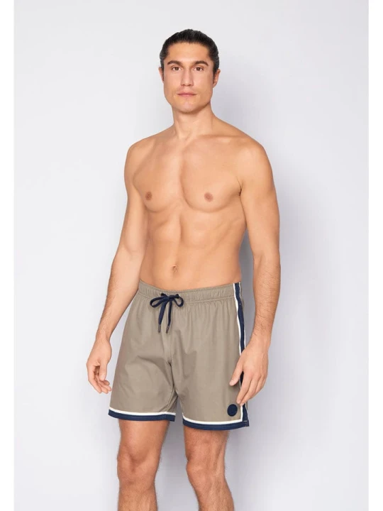 Zdjęcie produktu Joop! Bodywear Szorty kąpielowe w kolorze beżowym rozmiar: L
