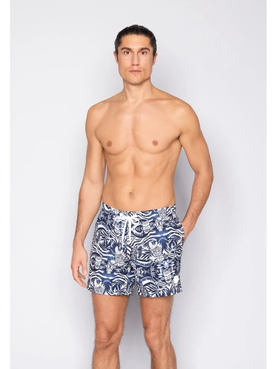 Zdjęcie produktu Joop! Bodywear Szorty kąpielowe w kolorze granatowo-białym rozmiar: L