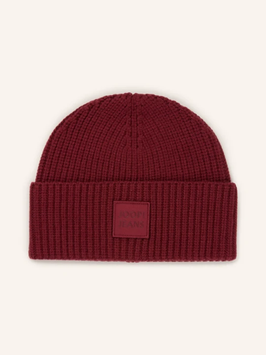Zdjęcie produktu Joop! Jeans Czapka Lucifo rot CIEMNOCZERWONY