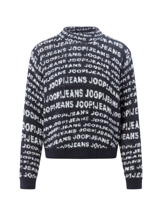 Zdjęcie produktu Joop Jeans sweter z dzianiny - Kalissa Kobiety niebieski | biały