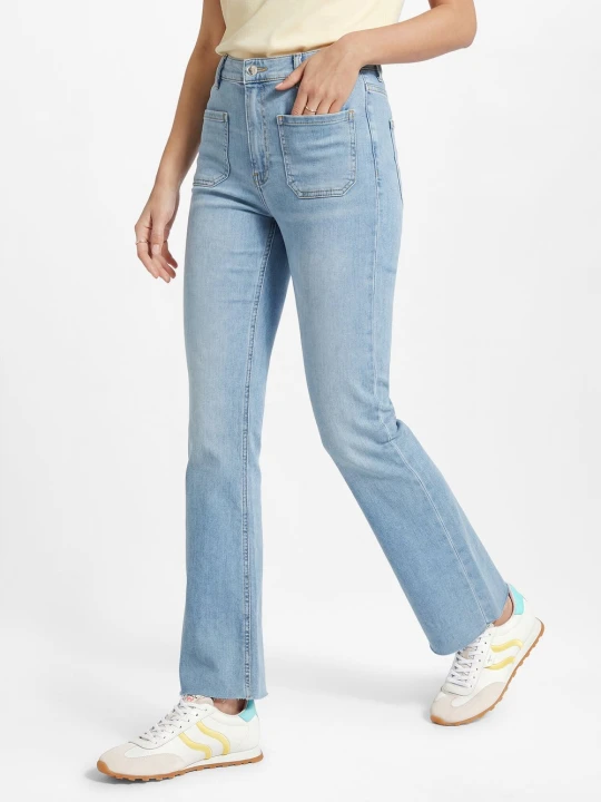 Zdjęcie produktu Joop Jeans Dżinsy bootcut - Ella-Oh Kobiety Bawełna niebieski
