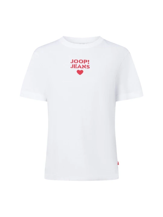 Zdjęcie produktu Joop Jeans Koszulka - Tymber Kobiety Bawełna biały