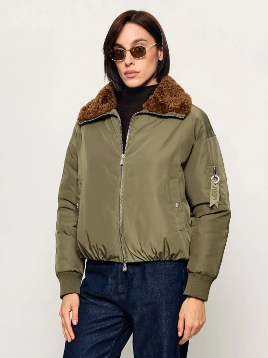 Zdjęcie produktu Joop! Jeans Kurtka Onorata | Loose fit | shearling oliwkowy