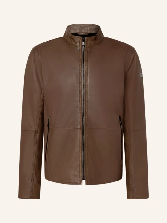 Zdjęcie produktu Joop! Jeans Kurtka Skórzana beige BRĄZOWY