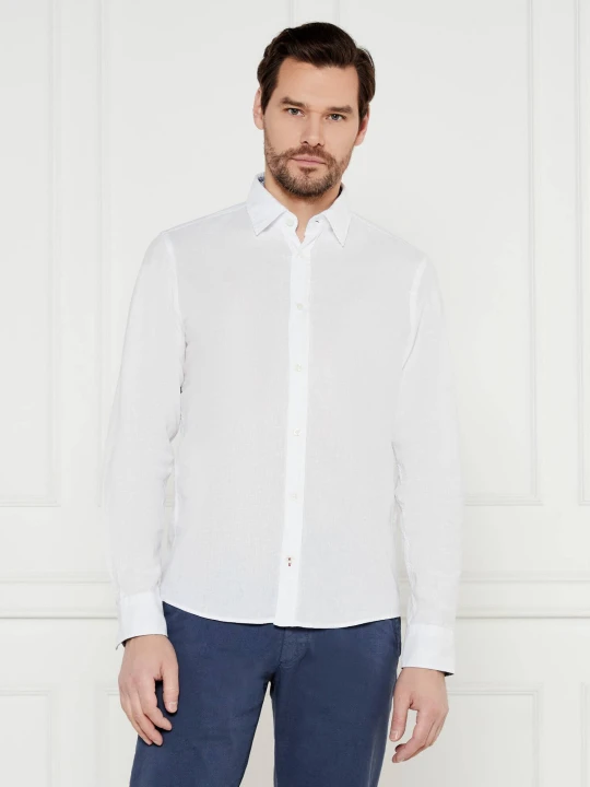 Zdjęcie produktu Joop! Jeans Lniana koszula Hanson | Modern fit biały