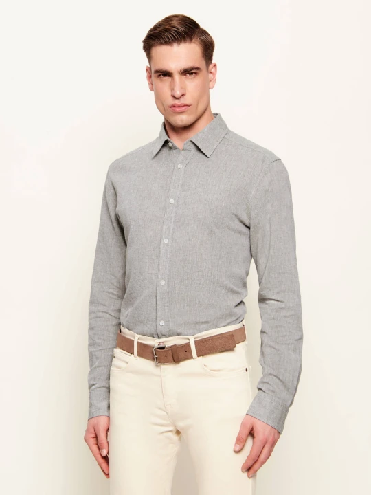 Zdjęcie produktu Joop! Jeans Lniana koszula Hanson26-W | Regular Fit zielony