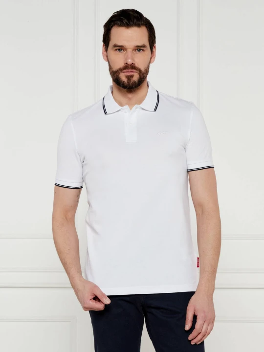 Zdjęcie produktu Joop! Jeans Polo Agnello | Modern fit biały