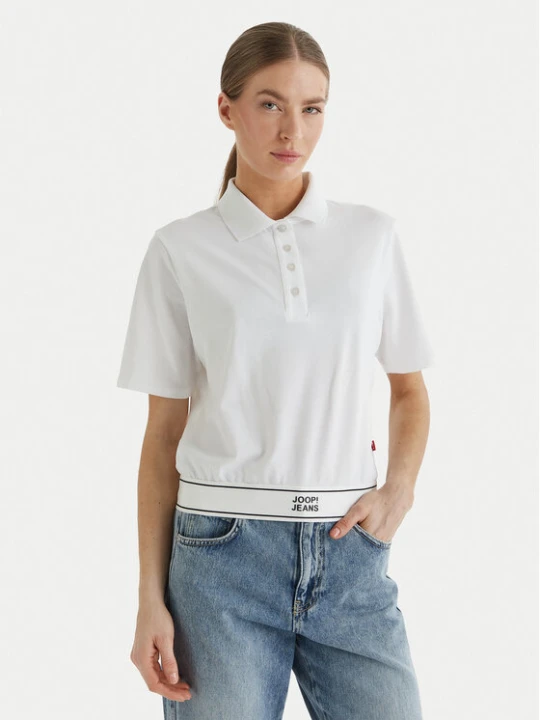 Zdjęcie produktu JOOP! Jeans Polo Talena 10100104 30100660 Biały Modern Fit