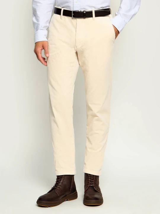 Zdjęcie produktu Joop! Jeans Spodnie chino Matthew | Modern fit | sztruks kremowy