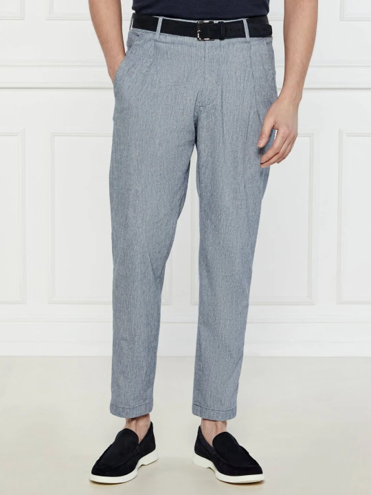 Zdjęcie produktu Joop! Jeans Spodnie Hanson | Loose fit | z dodatkiem lnu niebieski