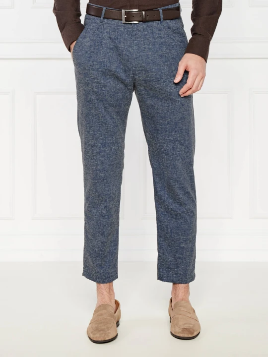 Zdjęcie produktu Joop! Jeans Spodnie Lead | Loose fit | z dodatkiem lnu granatowy