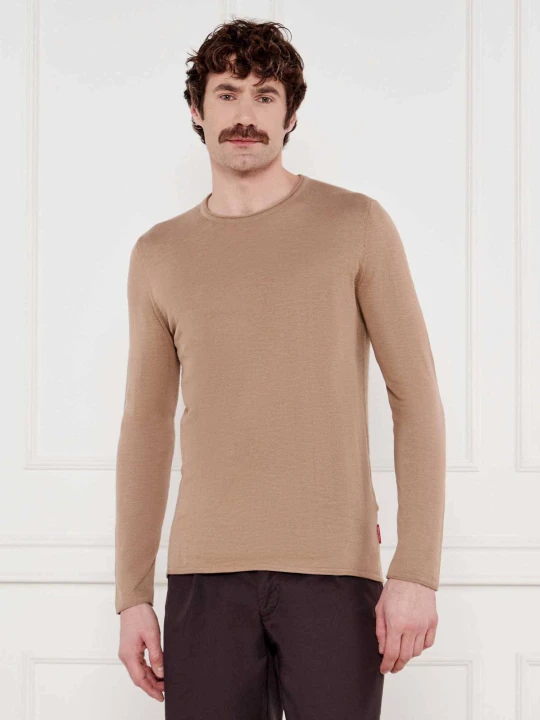 Zdjęcie produktu Joop! Jeans Sweter Barios | Regular Fit beżowy