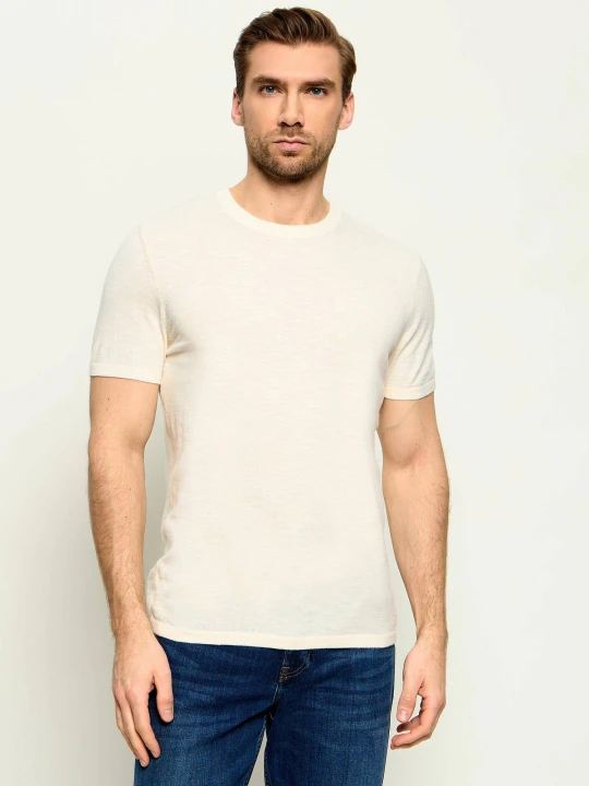 Zdjęcie produktu Joop! Jeans Sweter Bjarno | Regular Fit kremowy