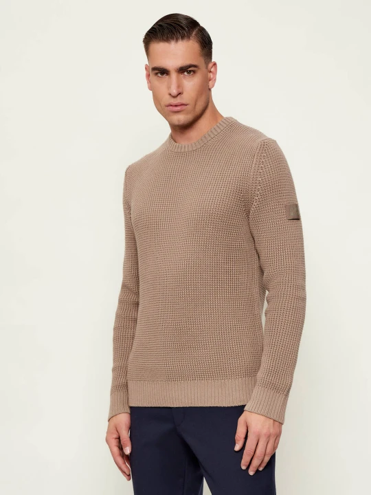 Zdjęcie produktu Joop! Jeans Sweter Harono | Regular Fit beżowy