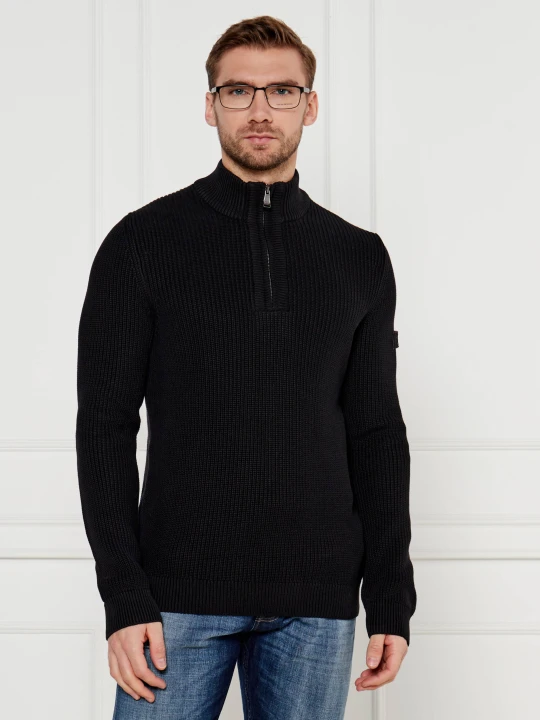 Zdjęcie produktu Joop! Jeans Sweter Henrio | Modern fit czarny