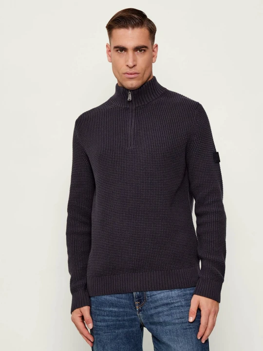 Zdjęcie produktu Joop! Jeans Sweter Henrios | Regular Fit granatowy