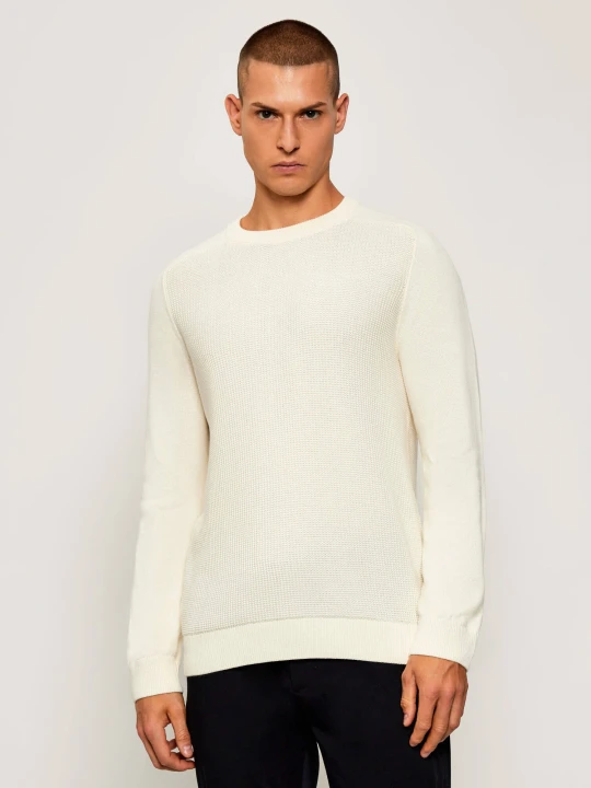 Zdjęcie produktu Joop! Jeans Sweter Olivier | Regular Fit kremowy
