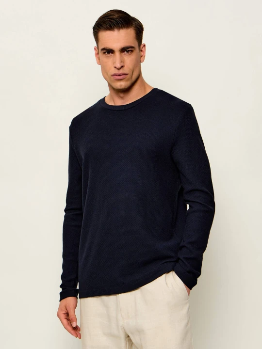 Zdjęcie produktu Joop! Jeans Sweter Phineus | Regular Fit granatowy