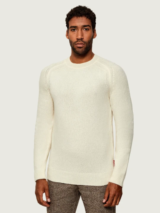 Zdjęcie produktu Joop! Jeans Sweter Pilo | Regular Fit | z dodatkiem wełny kremowy