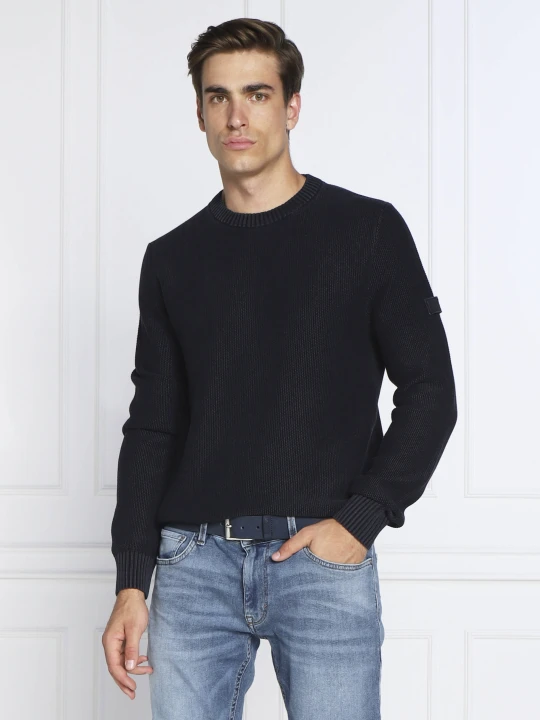 Zdjęcie produktu Joop! Jeans Sweter | Regular Fit granatowy