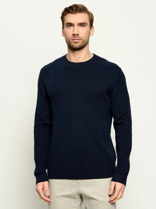 Zdjęcie produktu Joop! Jeans Sweter Sandio | Regular Fit granatowy