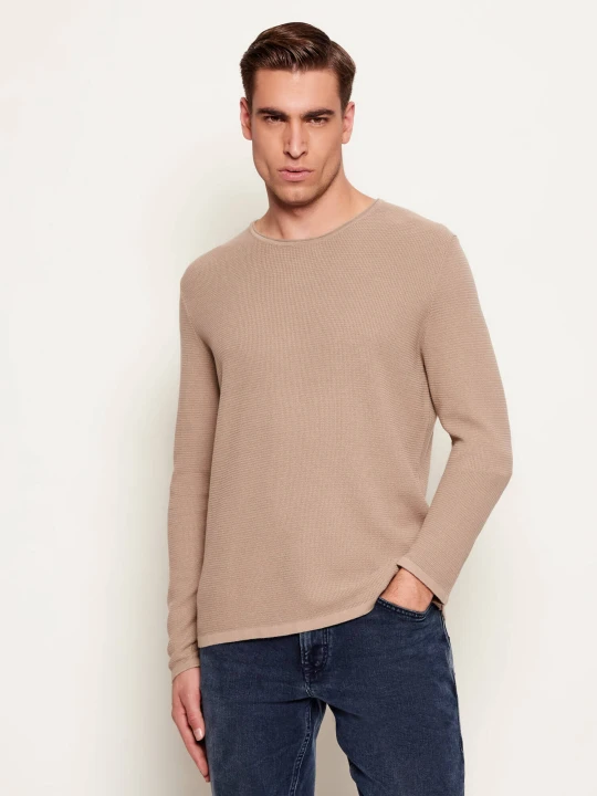 Zdjęcie produktu Joop! Jeans Sweter Svenor | Regular Fit beżowy