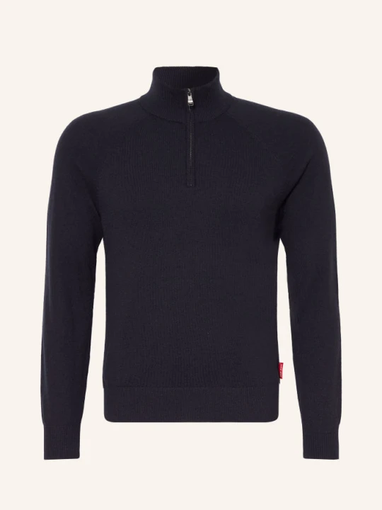 Zdjęcie produktu Joop! Jeans Sweter Typu Troyer Leminardo blau GRANATOWY