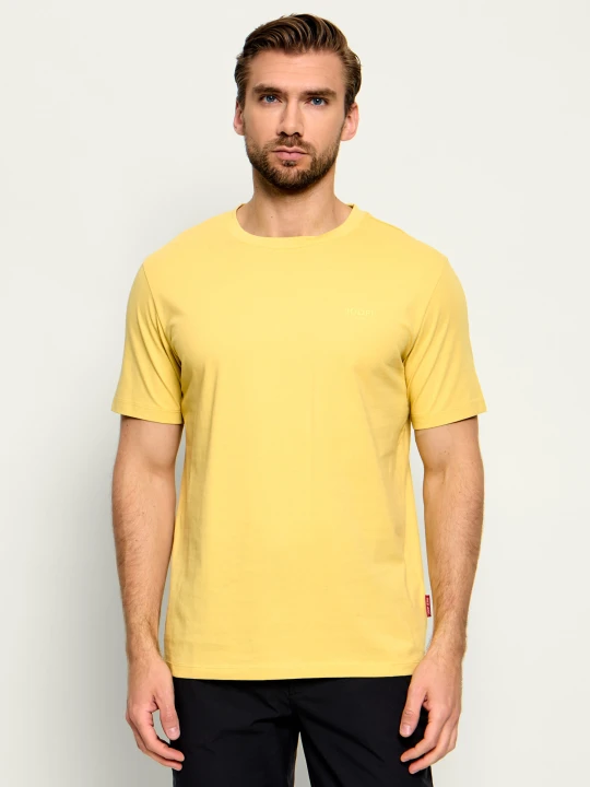 Zdjęcie produktu Joop! Jeans T-shirt Alphis | Regular Fit musztardowy