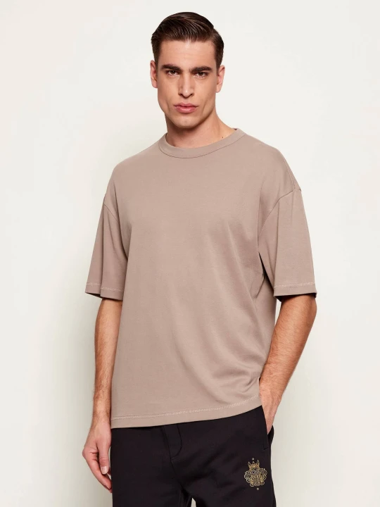 Zdjęcie produktu Joop! Jeans T-shirt Ciarlan | Oversize fit beżowy
