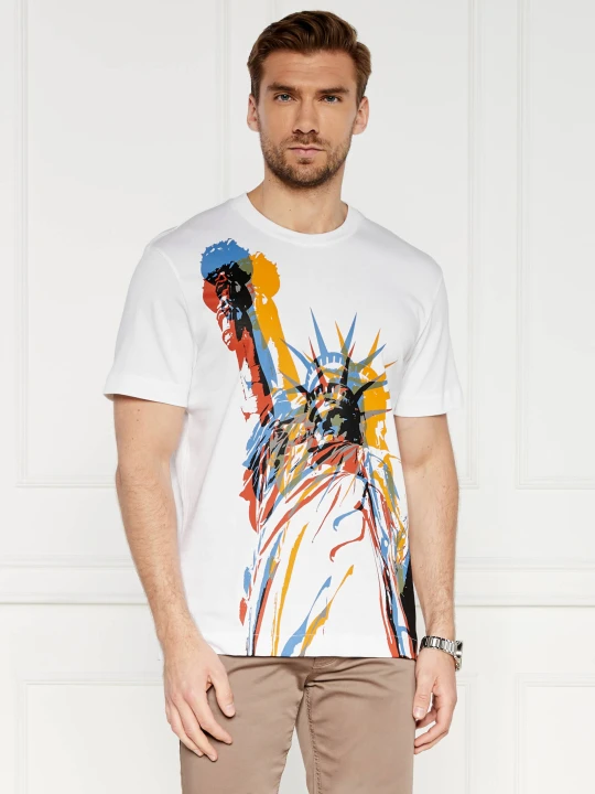 Zdjęcie produktu Joop! Jeans T-shirt Derek | Modern fit kremowy