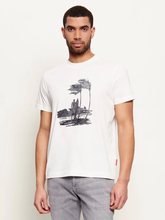 Zdjęcie produktu Joop! Jeans T-shirt Lanakila | Regular Fit biały