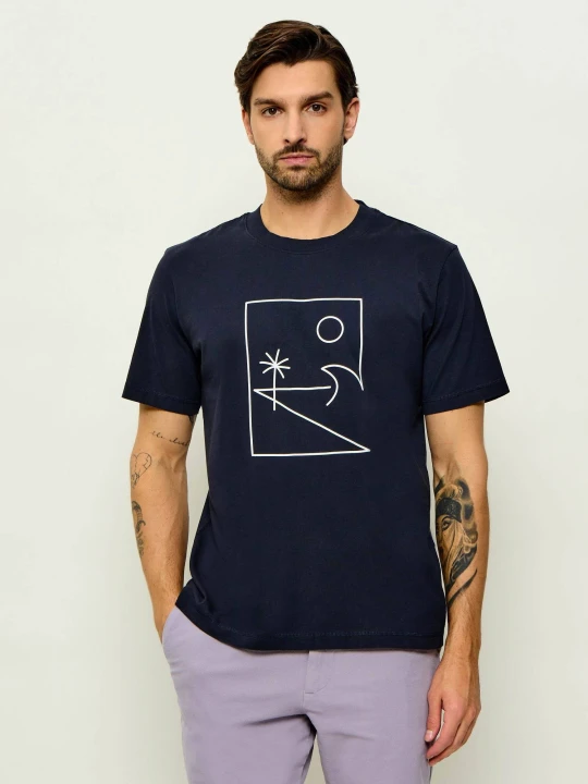 Zdjęcie produktu Joop! Jeans T-shirt Makoa | Regular Fit granatowy