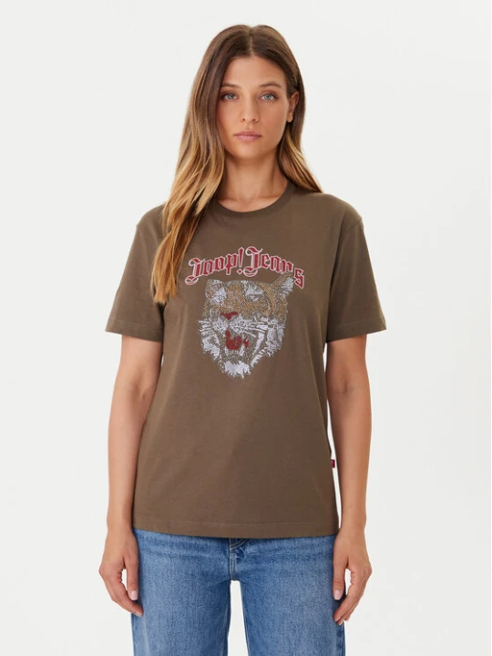Zdjęcie produktu JOOP! Jeans T-Shirt Tanasia 30048568 Zielony Regular Fit