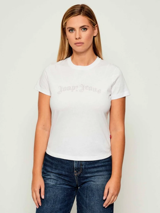 Zdjęcie produktu Joop! Jeans T-shirt Tesmia | Slim Fit biały