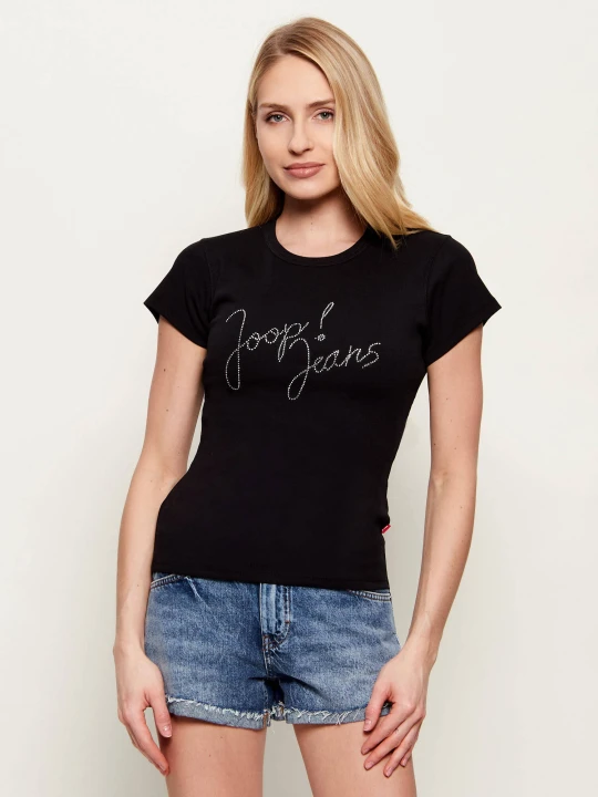 Zdjęcie produktu Joop! Jeans T-shirt Tineta | Slim Fit czarny