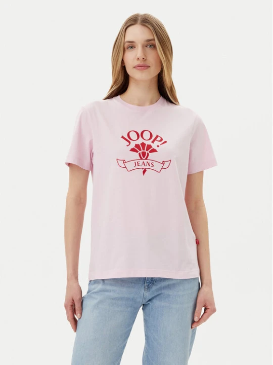 Zdjęcie produktu JOOP! Jeans T-Shirt Toldi 30046273 Różowy Regular Fit