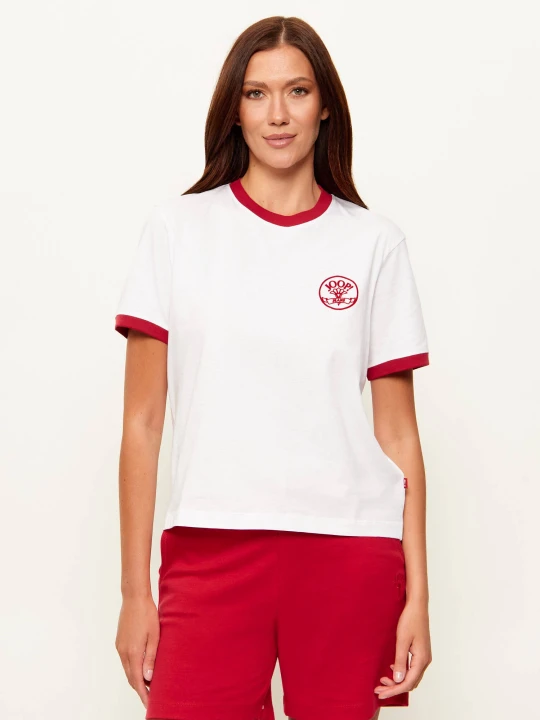 Zdjęcie produktu Joop! Jeans T-shirt Tordis | Regular Fit biały