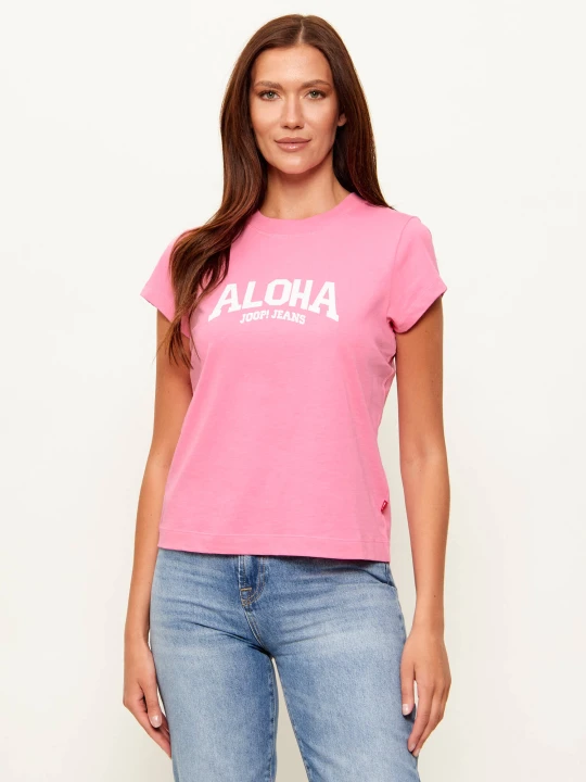 Zdjęcie produktu Joop! Jeans T-shirt Toyah | Regular Fit różowy