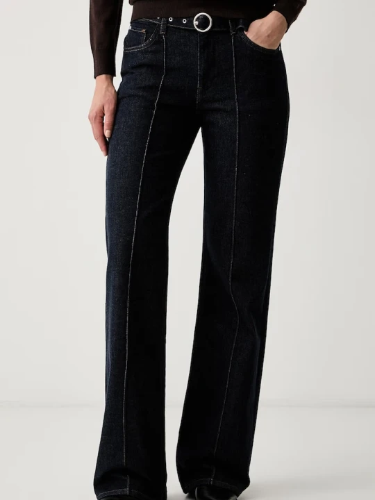 Zdjęcie produktu Joop! jeansy wide leg damskie granatowy