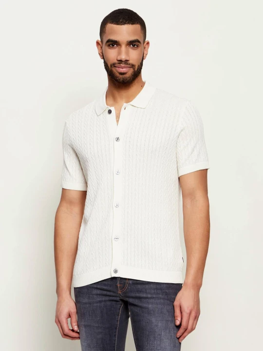 Zdjęcie produktu Joop! Kardigan Tristao | Regular Fit | mercerised biały