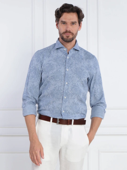 Zdjęcie produktu Joop! Koszula JSH-147Pai-WK | Regular Fit | z dodatkiem wełny niebieski