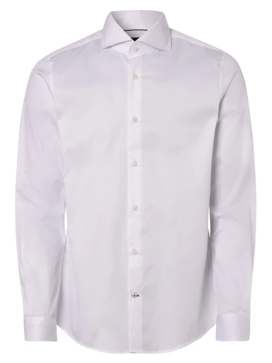 Zdjęcie produktu JOOP! Koszula Mężczyźni Slim Fit Bawełna biały kołnierzyk włoski