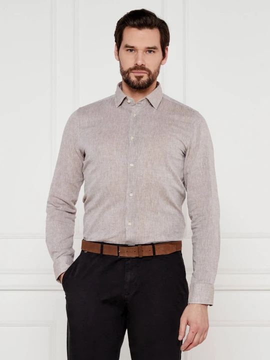 Zdjęcie produktu Joop! Koszula Pit-W | Slim Fit | z dodatkiem lnu beżowy