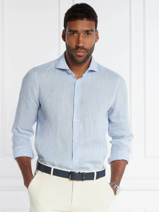 Zdjęcie produktu Joop! Lniana koszula 146Pai-W | Slim Fit błękitny