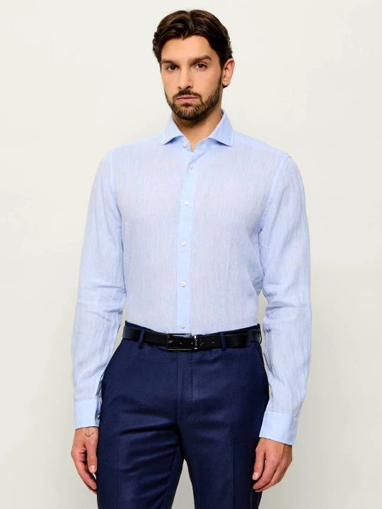 Zdjęcie produktu Joop! Lniana koszula Pai | Slim Fit błękitny