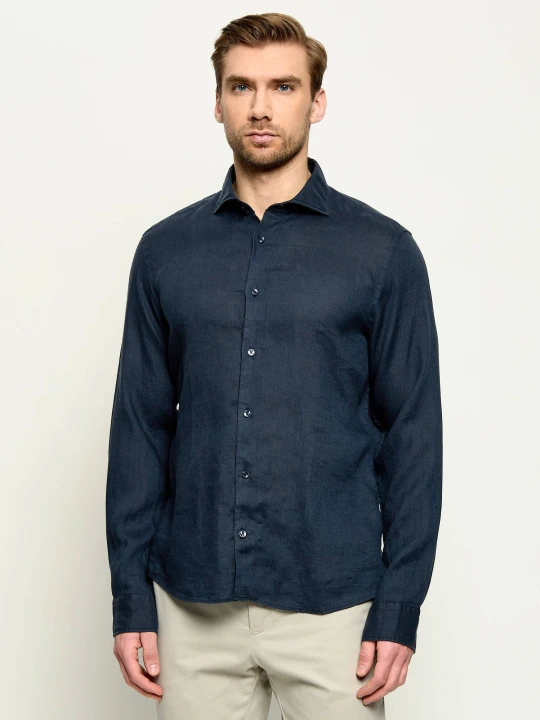 Zdjęcie produktu Joop! Lniana koszula Pai | Slim Fit granatowy