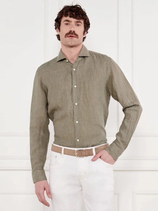 Zdjęcie produktu Joop! Lniana koszula Pai-W | Slim Fit zielony