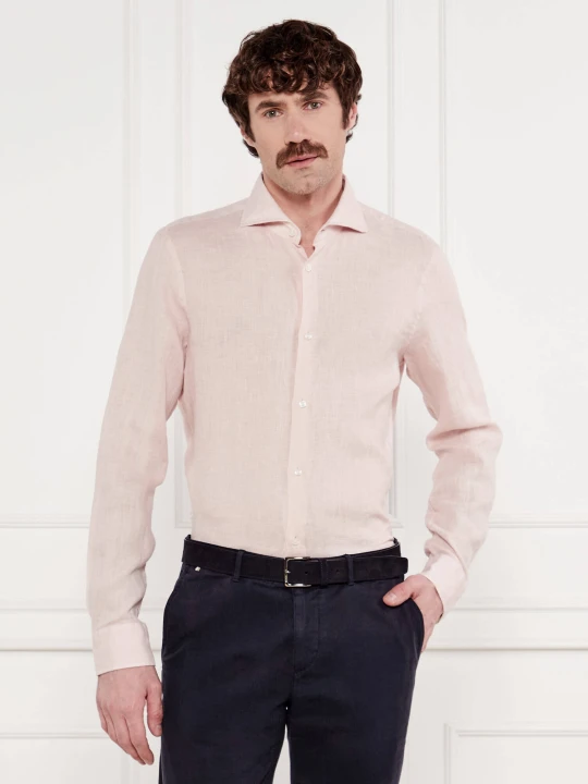 Zdjęcie produktu Joop! Lniana koszula Pai-W | Slim Fit różowy