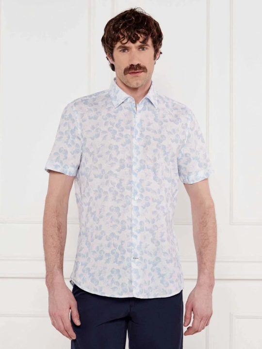 Zdjęcie produktu Joop! Lniana koszula Pit | Slim Fit błękitny