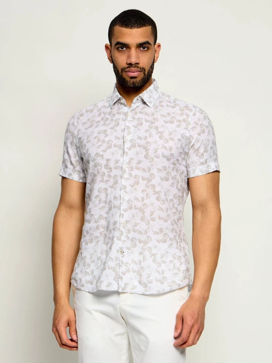 Zdjęcie produktu Joop! Lniana koszula Pit | Slim Fit beżowy